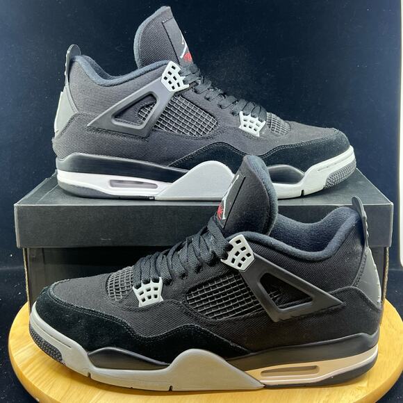 Air Jordan Other - Jordan 4 Retro SE Mid Black Canvas DH7138-006 Size 12
